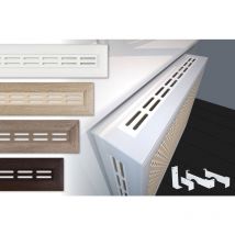 Accessori per i pannelli del radiatore Stella - Coperture superiori e laterali e kit di fissaggio: Staffa per radiatore rigato, Accessori di fissaggio