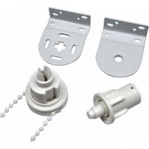 Rapanda - Accessorio per tenda da sole, kit di riparazione per tenda a rullo, completo di meccanismo per tenda a rullo da 32 mm, catena per tenda a