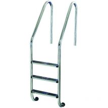 Scala standard a 3 gradini in acciaio inox antiscivolo Flexinox 87112934