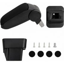 Destockoutils - Accoudoir de voiture noir 13x34x(33-46) cm abs vidaXL