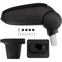 Destockoutils - Accoudoir de voiture noir 14x33x(32-48,5) cm abs vidaXL