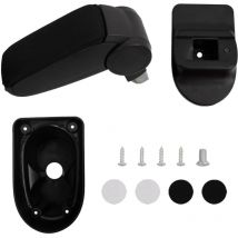 Destockoutils - Accoudoir de voiture noir 13x36x(30-46) cm abs vidaXL