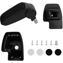 Destockoutils - Accoudoir de voiture noir 15x35x(33-49,5) cm abs vidaXL
