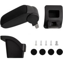 Destockoutils - Accoudoir de voiture noir 16x30x(40-50) cm abs vidaXL