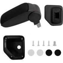 Destockoutils - Accoudoir de voiture noir 15x32x(40-52) cm abs vidaXL