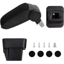Destockoutils - Accoudoir De Voiture Noir 13x34x(33-46) Cm Abs Vidaxl