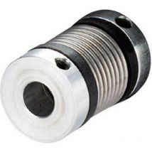 Kubler - accouplement à soufflet en acier inoxydable pour ø d'arbre 6 - 8 mm kübler 8.0000.1202.0608