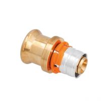 Accouplement S-Sertir Uponor sur acier inoxydable/CU m Ø16mm-Ø15CU-SST