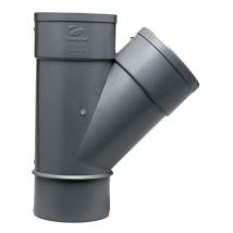 Crearplast - Te 45o Macho Hembra pvc Evacuación Medidas Accesorios Fontanería: 200.45o