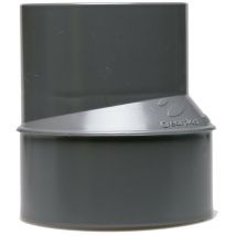 Crearplast - Reducción Excéntrica Macho Hembra pvc Evacuación Medidas Accesorios Fontanería: 90.75