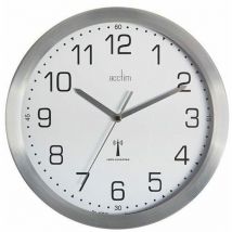 Acctim - Mason Wall Clock Radio Controlled 250mm Aluminium 74337