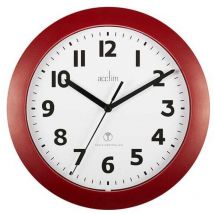Parona Wall Clock Red - Acctim