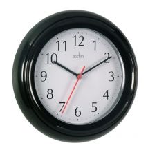 Wycombe Wall Clock Black - Acctim