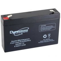 Dyno Europe - accu acide-plomb 6 v - 7.2 Ah 150 x 34 x 100 mm