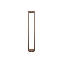 Zafferano - Accueil Lanterne Solaire led Corten 100cm 2.2W Fonctionne sur Batterie IP54