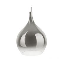 Leitmotiv - Suspension acier et verre Drup ø 26 x 36 cm