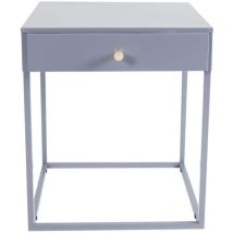 Table de chevet en acier Bakal
