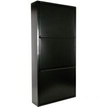 Pierre Henry - Meuble range chaussures en acier 3 abattants Brice