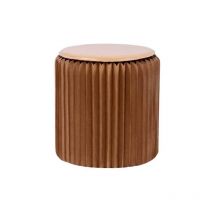 Ideanature - Pouf design en carton plié 35 cm