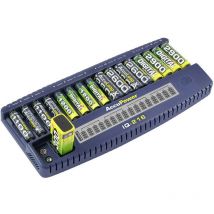 Chargeur de piles rondes AccuPower IQ216 NiCd, NiMH LR03 (AAA), LR6 (AA), 6LR61 (9 V) Q729832