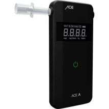 Ace - A Etilometro Nero 0 Fino A 4 ‰ Visualizzazione Diverse Unità, Allarme, Incl. Display, Funzione Conto Alla Rovescia