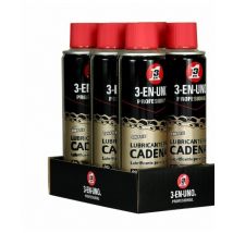 3-en-un - 3 en uno Profesional 34602 Lubricante para Cadenas con ptfe Spray 250ml, Incoloro, 250 ml