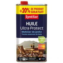 Syntilor - Aceite natural mate para muebles de jardín, 1L con 20% gratis