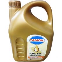 Aceite para Auto tamoil sint 100% síntesis 5W40 b-d 4 litros 9558
