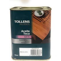 Aceite teca incoloro 750ML Tollens