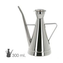 Aceitera acero inoxidable modelo elegant 300 ml. , Aceitera Inoxidable Elegant- Capacidad: 300 ml.- Medidas: Base: ø 8,5 cm. x 16 cm.(Alt).