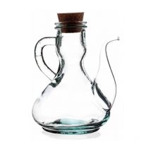 Aceitera cristal rustico corch - 500 ml
