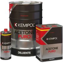 Acetone Puro Kemipol sgrassante solvente per vernici multiuso – latta da 1 Lt