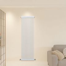 Acezanble - White Traditional Radiator Cast Iron Style Radiator 3 Column 1800 x 470mm