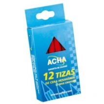 Acha - tizas cera hexagonal cualquier superficie 50o 12011 mm (12 u.