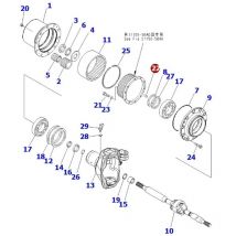 Achsring vorne hinten Komatsu 20K-22-31260