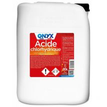 Acido cloridrico onyx 23%Smacchiatore, disincrostante, regolatore di pH , 20 litri