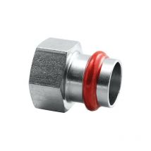 Acier c Contour v Raccord a sertir Clarinette Femelle 15 mm x dn 15 (1/2')