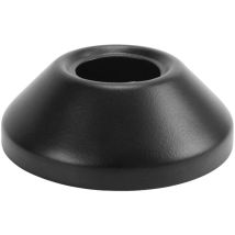 Tycner - Acier Fini Noir Couvercle Tuyau Collier Cône 3/4' (25mm) 25mm Taille