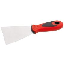 Malerbedarf – Spatule de peintre inox 80 mm – Acier inoxydable, antirouille, semi-flexible – Couteau à enduire
