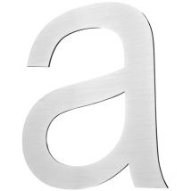 Acier inoxydable Numéro de maison Grand a Signe de numéro de maison Numéros de maison Signe Brossé 2D Arial V2aox