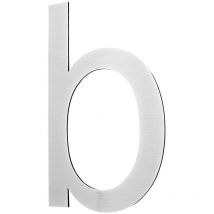 Acier inoxydable Numéro de maison Grand b Signe de numéro de maison Numéros de maison Signe Brossé 2D Arial V2aox