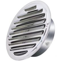 Roleader - Acier Inoxydable Rond Grille de Ventilation de Tuyau D'échappement 160mm Capot de Sortie D'air Grille D'évacuation D'air Ronde Hotte de