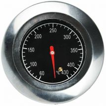 Acier Inoxydable Thermomètre,Métal Thermomètre,Pour Barbecue en Acier Inoxydable Barbecue à Gaz Barbecue,(60°C -430°C) - Ahlsen