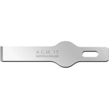 ACM17 sm Lama per bisturi 43 mm Carbonio Carbone 50 pz.