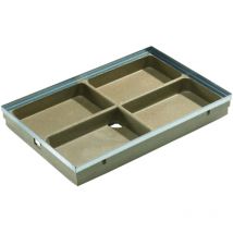 ACO - auto vario schuhabstreifersystem plateau du sol de béton plastique 00399