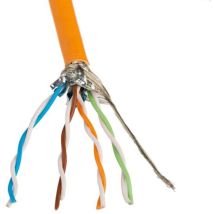Acome Installationskabel Tn-7000-1 Kat.7 Orange 4p S/ftp Awg23 500 Meter