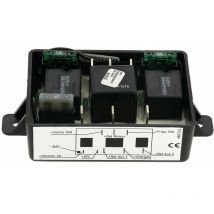 Inovtech - Acoplador separador para baterías de autocaravana Modelo - Acoplador de 3 baterías pwm con dispositivo de protección