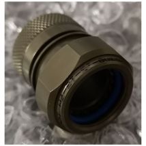 Amphenol HE308-13-13-7M Racores traseros para funda termo - Talla 13 - verde