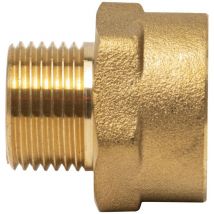 Acople reductor de latón hembra - macho 1/2' x 3/8'