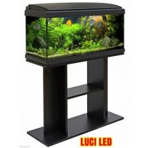 Acquario milo 80 impianto luci led completo + supporto